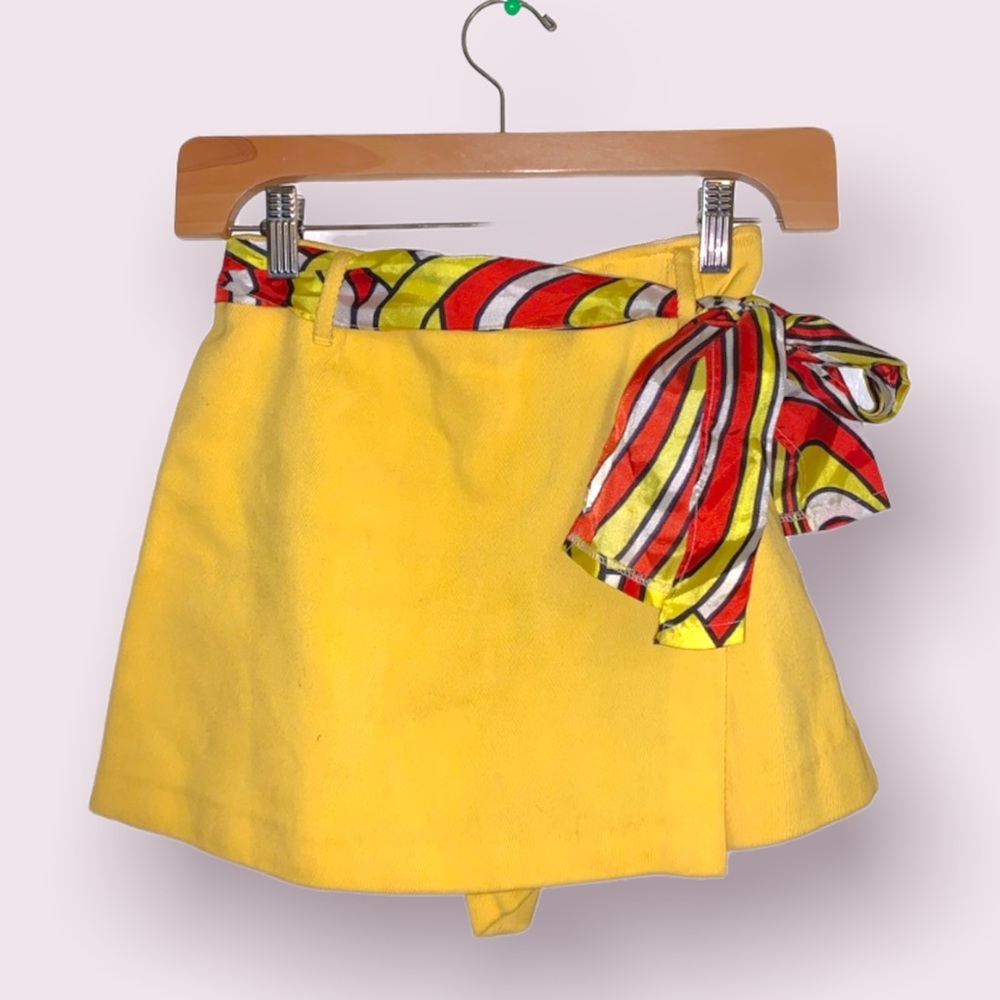 Vintage 60s banana skort